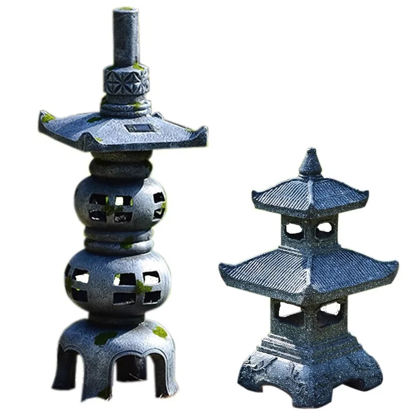 Lampu menara batu taman tenaga - Gardening Hand Tools Japanese ulasan dan harga