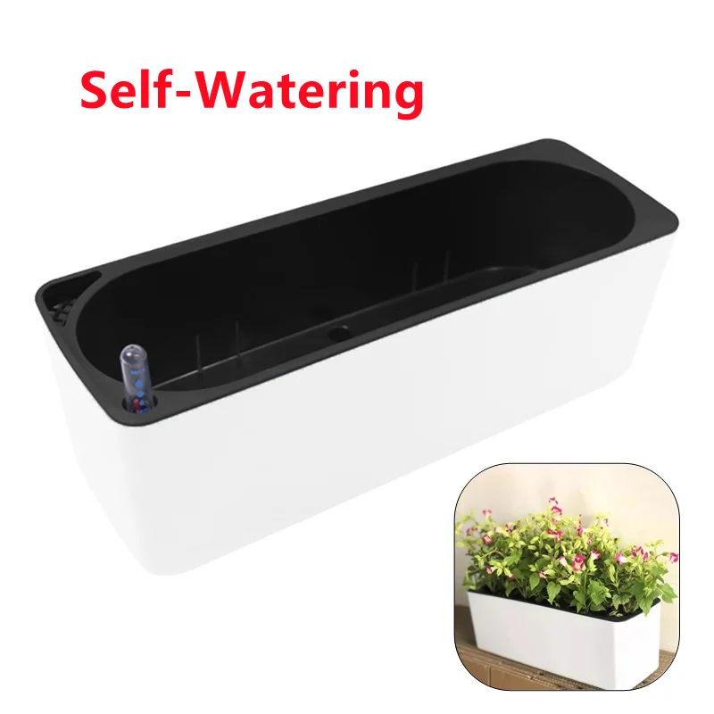 Pot Bunga Malas Persegi Panjan - Automatic Plant Waterer ulasan dan harga