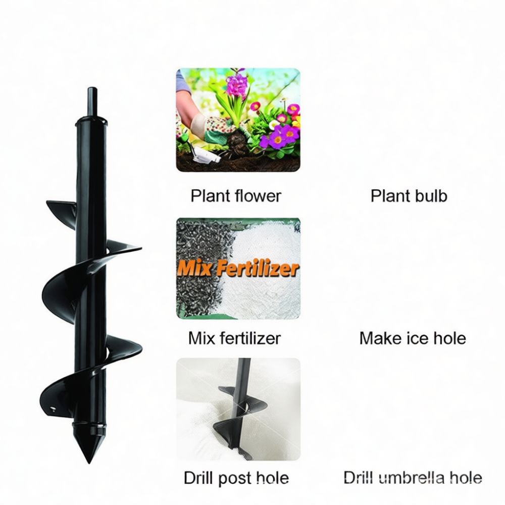 Aksesori Bor Spiral, Mata Bor  - Gardening Tools Vegetables ulasan dan harga